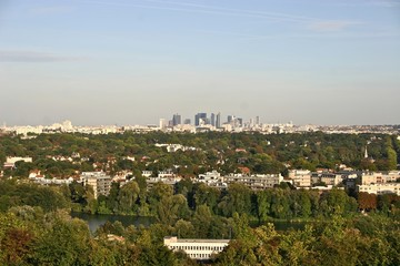 Obraz premium Panorama sur les Hauts-de-Seine
