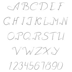 set of letters and numbers