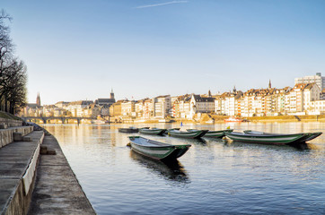 Fototapeta premium Basel am Rhein