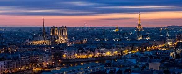 Lamas personalizadas con paisajes con tu foto Paris depuis Bastille
