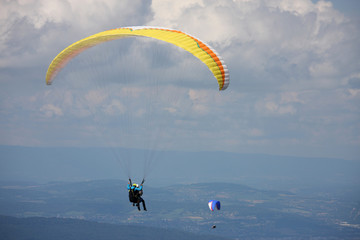 paraglider in the Alps