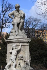 Denkmal von Alois Senefelder in Berlin-Prenzlauer Berg