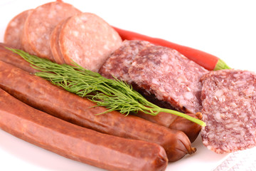 slices of salame from tuscany