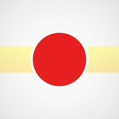 Vector Frame with red circle for copy