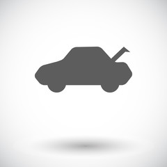 Car flat icon.