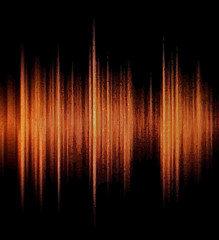 Colorful waveform