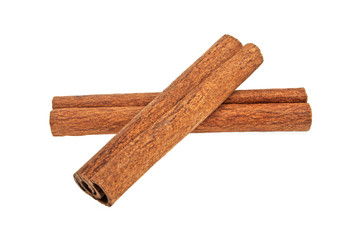 Cinnamon isolated on white background