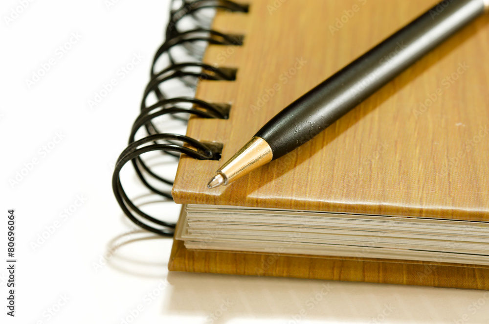 Poster notebook with pen