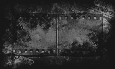 black and white retro Grunge 35mm Film
