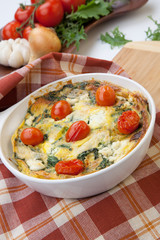 Kale Tomato Frittata