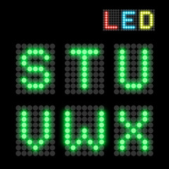 LED font