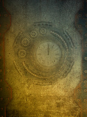 Naklejka premium steampunk