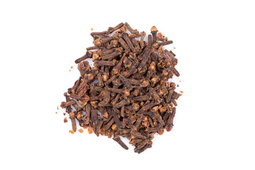 Cloves isolated on white background