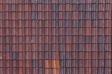 Roofing tile at Wat Hua Lamphong in Bangkok, Thailand