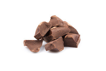 Broken chocolate bar