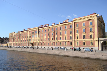 Obraz premium Fontanka Canal Embankment.