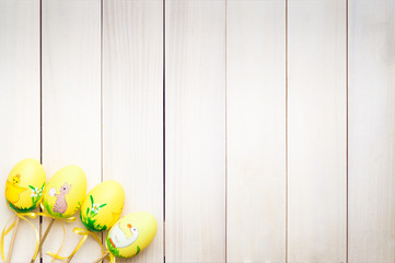 Easter eggs on a stick.