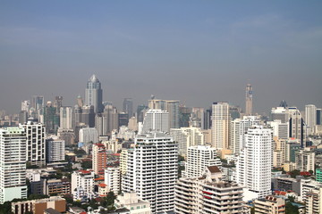 Naklejka premium バンコクの街並み