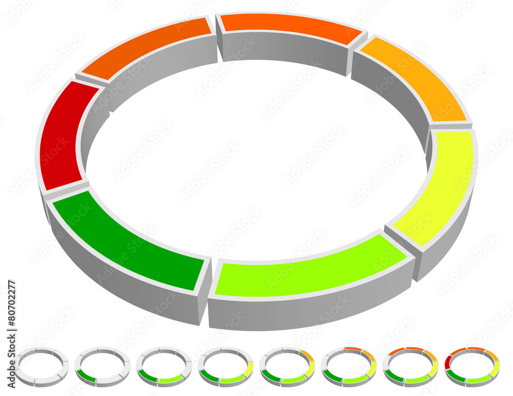 Poster circular-circle progress indicator. chart, info graphics / prese