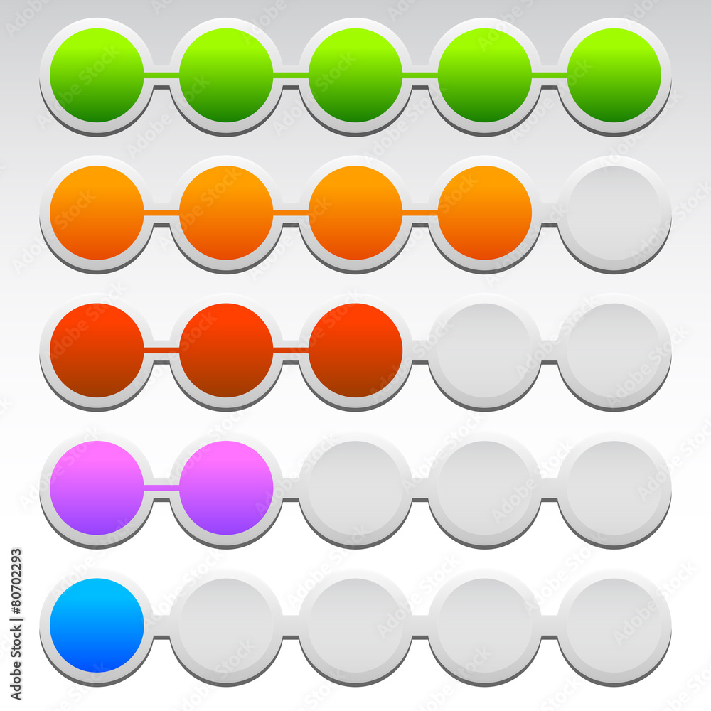 Poster progress indicators