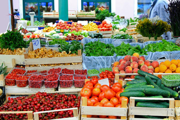 Obraz premium Farmers market