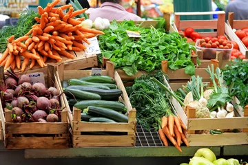 Türaufkleber Vegetable market © markobe