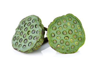 Lotus seed isolate white background © nipaporn