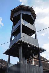 Minaret of Masjid Kampung Laut at Nilam Puri Kelantan