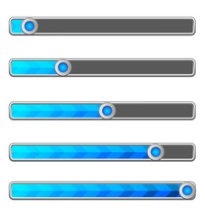 Blue arrow loading bar