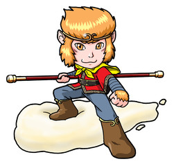 Obraz premium 孫悟空