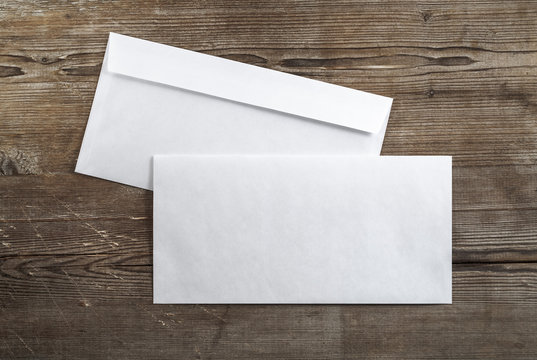Two blank envelopes