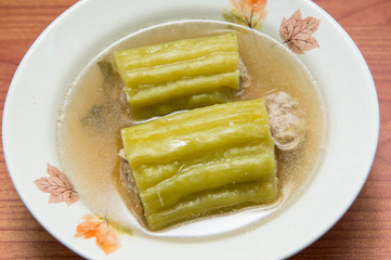 guard steamed for dinner