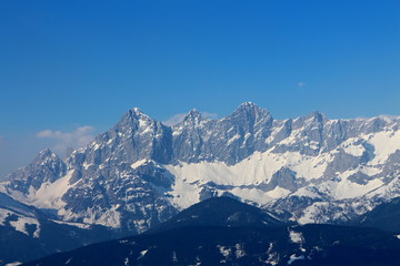 View to Alps near Reiteralm, Austria