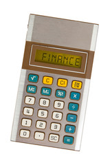 Old calculator - finance