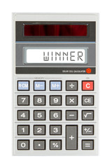 Old calculator - winner