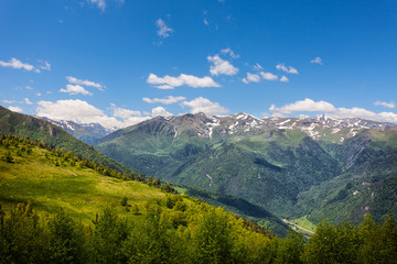 Fototapeta na wymiar Beautiful mountain landscape, Caucasus, Russia.