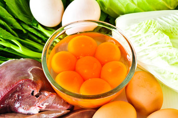 Group of foods with Vitamin B5(PANTOTHENIC ACID)