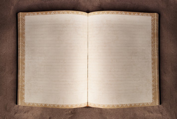 Open Book blank on the sand