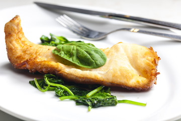 trout in beer batter