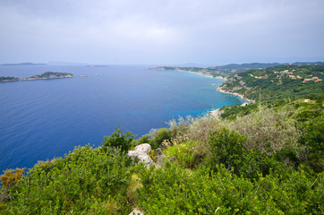 Beautiful landscape on Corfu, Greece