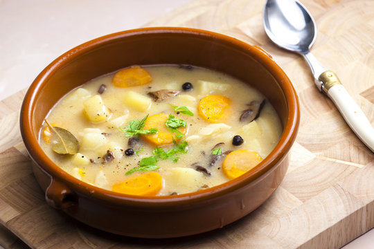 rustic potato soup
