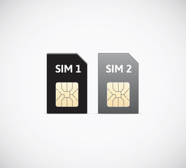 Sim cards.