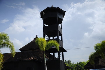 MInaret of Masjid Kampung Laut at Nilam Puri Kelantan, Malaysia