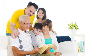 Family reading