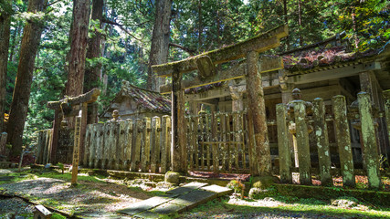 Mausoleums of Matsudaira Hide at Mt. Koya in Wakayama, Japan