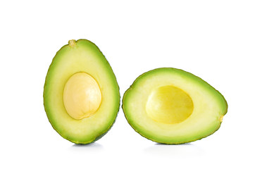 avocado isolated on white background