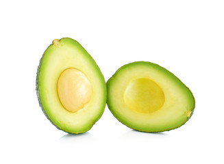 avocado isolated on white background
