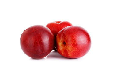 plum isolated on white background