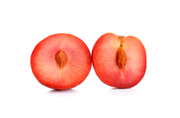 plum isolated on white background