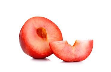 plum isolated on white background